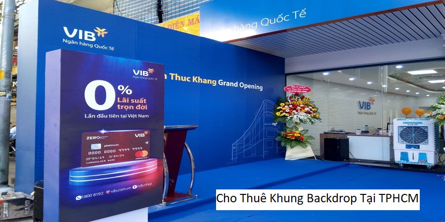 Cho Thuê Khung Backdrop Tại TPHCM