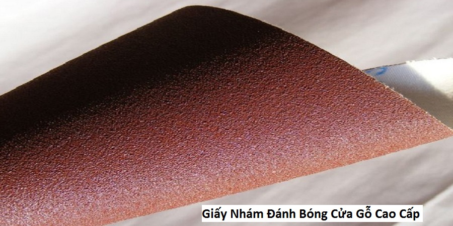 Giấy Nhám Đánh Bóng Cửa Gỗ Cao Cấp