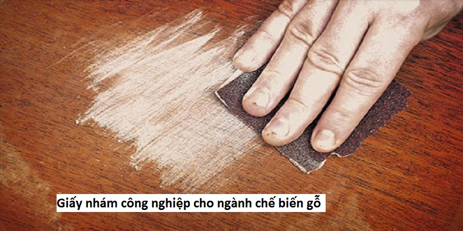 Giấy nhám công nghiệp cho ngành chế biến gỗ