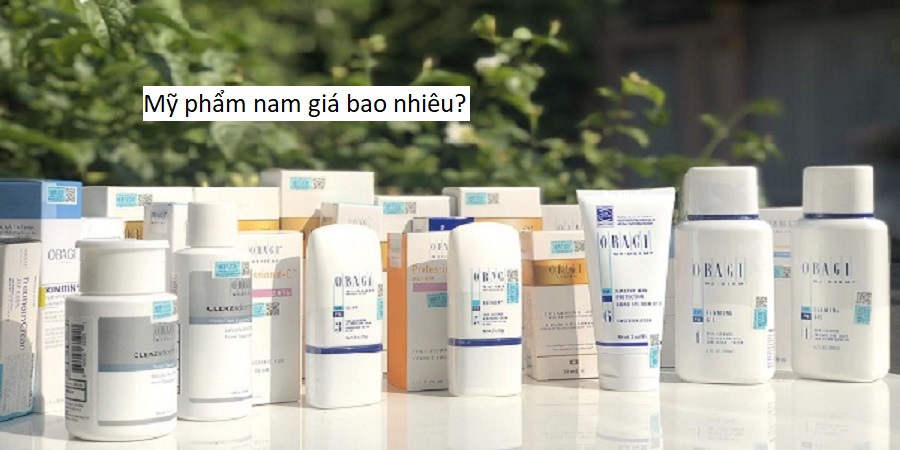 Mỹ phẩm nam giá bao nhiêu?