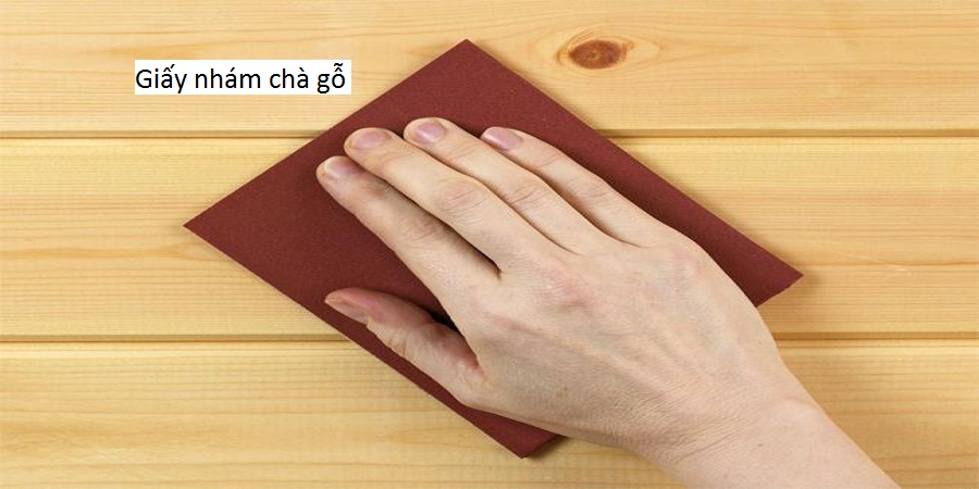 Giấy nhám chà gỗ