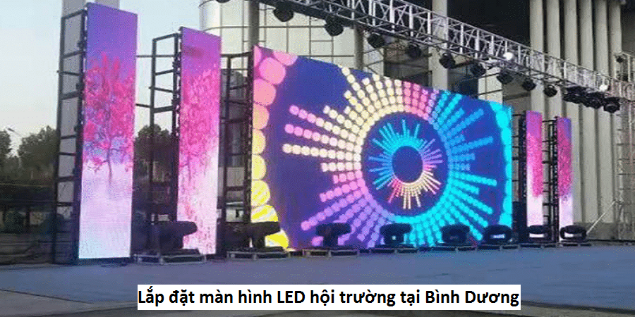 Lắp đặt màn hình LED hội trường tại Bình Dương